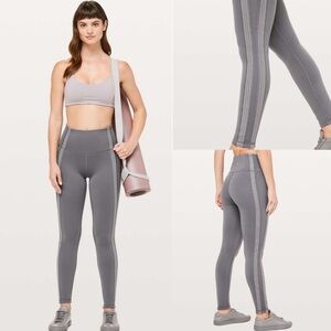 Lululemon Power Lines Pant *28"
Titanium / Dark Chrome! EUC